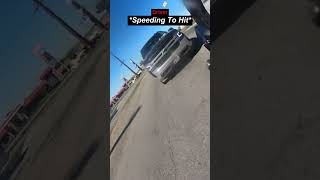 Biker deflates entitled driver's tire