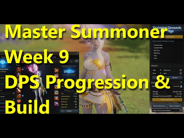 Super excited for SUMMONER release tomorrow! So I pulled together some info  on a Master Summoner Build. Any feedback or corrections appreciated!! <3 :  r/lostarkgame