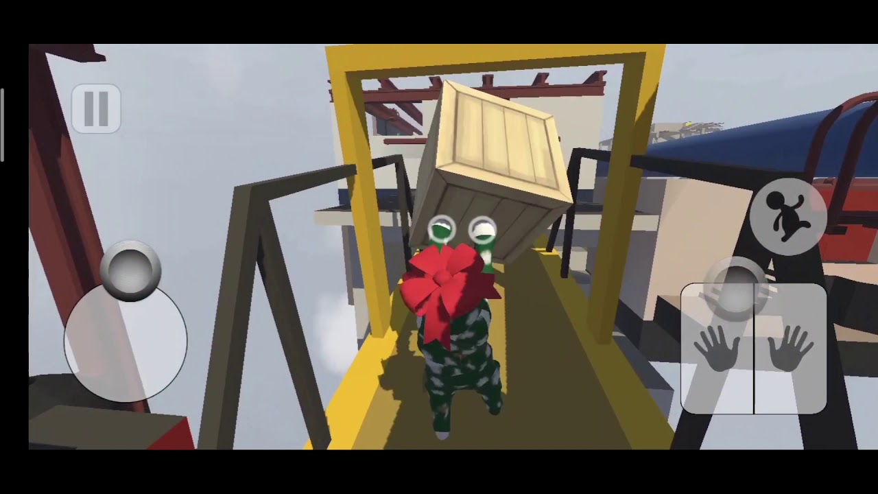 Human fall flat Demolition level android gameplay YouTube