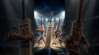 🏏 Who is King? MRF vs CEAT vs SS TON Epic Battle 🔥 #objecttalking #ai #shorts