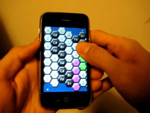 Hex Keys -musical keyboard for iPhone- Electric Piano 1 demo