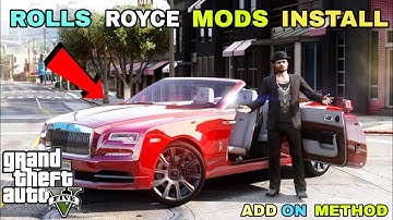 🔥How To Install Rolls Royce Car Mods | Add On Method [Hindi] GTA V | IND GamingXT !