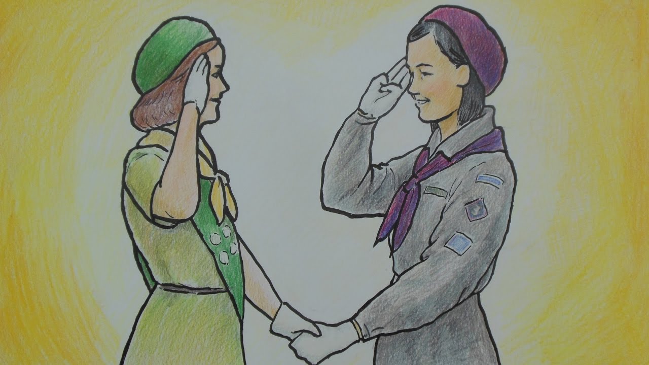 デジタル紙芝居：日米ガールスカウト友好の像　半世紀のものがたり