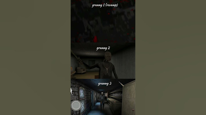 granny 1(revamp) vs granny 2 vs granny 3🔥 grandpa jumpscare | granny | granny 2 | #shorts #granny