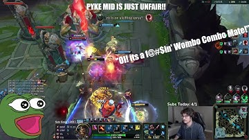 PYKE MID is completely UNFAIR in Champions QUEUE!