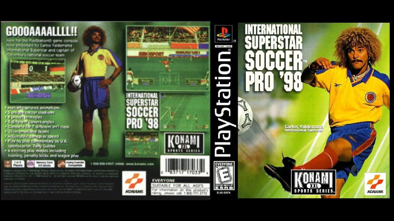Ps1 International Superstar Soccer Pro 98 Gameplay Epsxe 1080p Hd Youtube