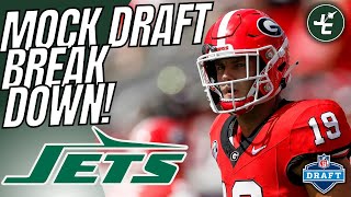 LIVE: New York Jets NFL Mock Draft Break Down! (Ft. Let's Talk Jets Radio)