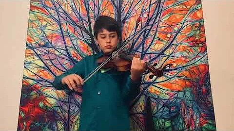 Bach: Giguetta  played by 10 years old Adam Kabare...