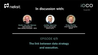 Jordan Morrow Episode 4/9 - The link between data strategy and execution.