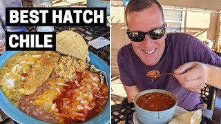 EAT THESE IN HATCH NEW MEXICO | Best Hatch Green Chile Cheeseburger Restaurant