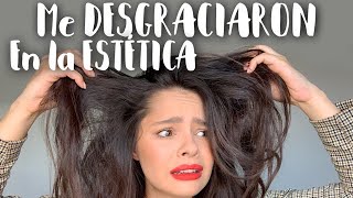 ME DESTROZARON EL PELO EN LA ESTÉTICA (mal corte o mal peinado?) *Estefania Rios*