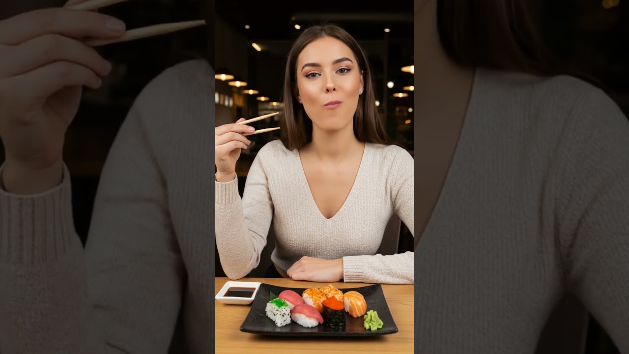 “Savoring Fresh Sushi” 🍣 