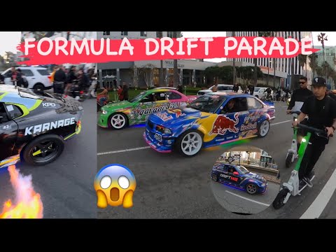 FORMULA DRIFT PARADE THROUGH LONG BEACH!!!!