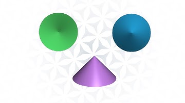 Cône : patron, aire latérale et volume