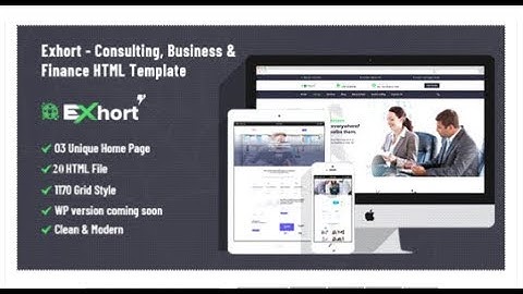 Exhort - Consulting Business And Finance Bootstrap 4 HTML  | Themeforest Templates