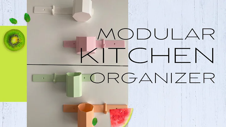 Modular Kitchen Organizer: Organize your kitchen with 3D printed parts!