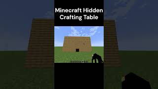 Minecraft Hidden Crafting Table #minecraft #redstone