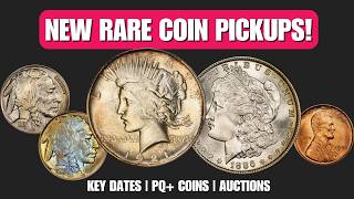 New Rare Coins! 1921 Peace Dollar, PQ CAC Stickered Coins, No Reserve Auctions
