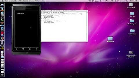 Android App Development with Corona: Hello World