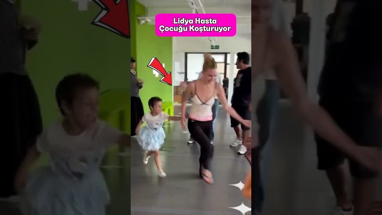 Lidya hasta çocuğu resmen koşturuyor 😭