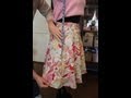 Skirt Alteration - How to Take in the Sides