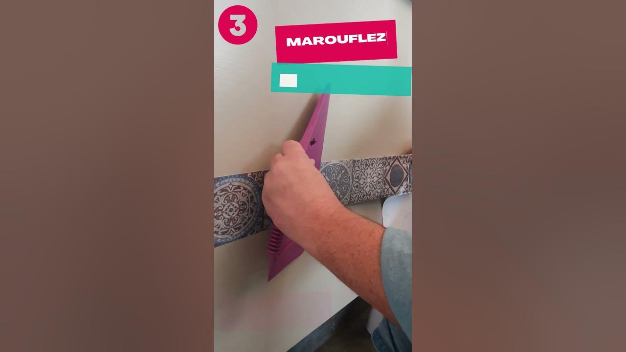 Tuto Comment poser une frise adhésive ? Wall Sweet Home YouTube