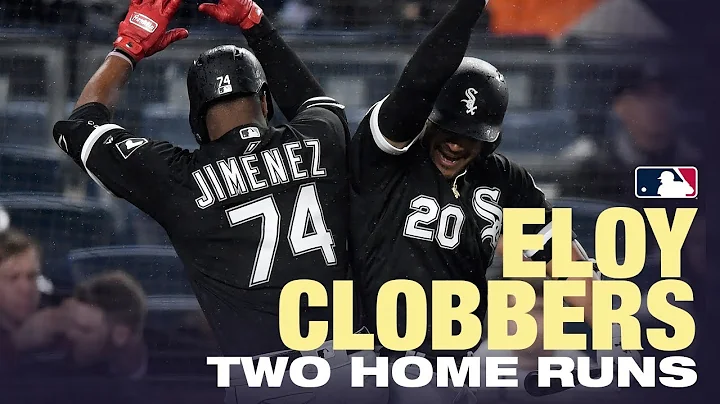 Eloy clobbers first two big-league HOMERS!