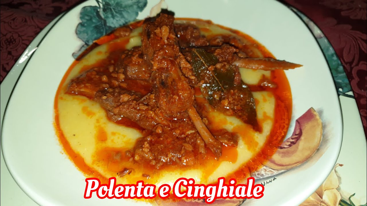 Polenta e Cinghiale l How to cook Polenta with wild boar sauce ...