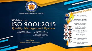 ISO Clause 6. Planning | NEUST Quality Management System | Sir Alexander Cochanco