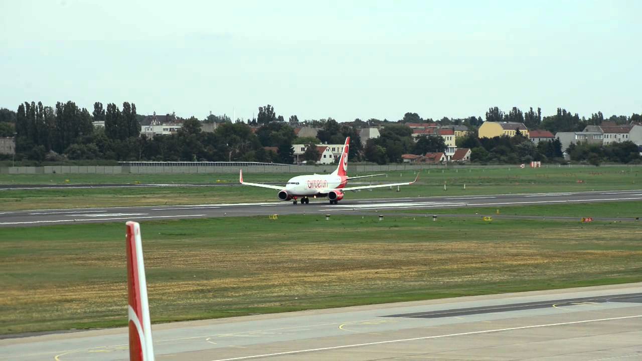 [HD] Air Berlin Boeing 737-76J (D-ABLD) takes off from Berlin Tegel (TXL, EDDT)