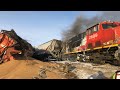 Total idiots trucks cars vs trains  scary train fails  train hit snow