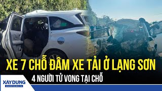 Tai Nạn Thảm Khốc Ở Lạng Sơn, 4 Người Tử Vong Tại Chỗ, 2 Người Bị Thương Nặng Bxd