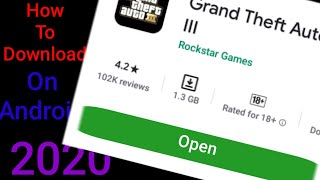 How to Download Gta 3 ( Grand Thief Auto 3 in Android) of 2020 with Ac Market free on $0 .😊😊😊 screenshot 5