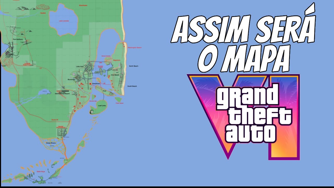 GTA 6 terá mapa 3 vezes maior que GTA 5, segundo vazamento