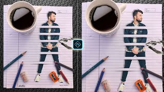 3d Drawing Photo Editing in Photoshop|Photo Editing new style|Photoshop Tutorial screenshot 5