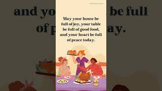 Thanksgiving Wishes for Friends Family