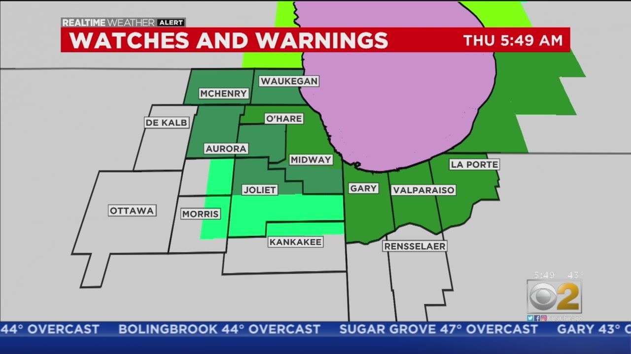 Flood, High Wind Warnings In Effect - YouTube