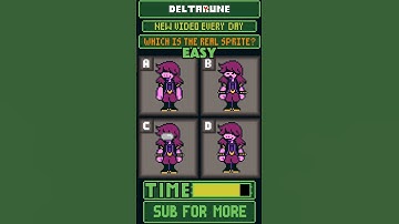 Can You Find The Real Deltarune Sprite?