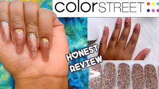HOW TO APPLY COLOR STREET NAILS ON FULL COVER GEL NAIL TIPS/HONEST REVIEW!