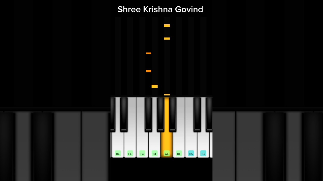 Shree Krishna Govind | Easy Piano Tutorial |