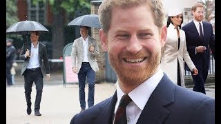 Prince Harry is shorter than Prince William but smaller than Meghan Markle?