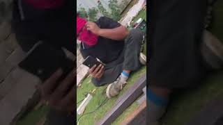 square pipe solar fitting #solarenergy#trending #viral #vlog