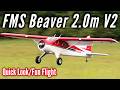 FMS Beaver 2000mm V2 PNP - Model AV8R Quick Look/Fun Flight
