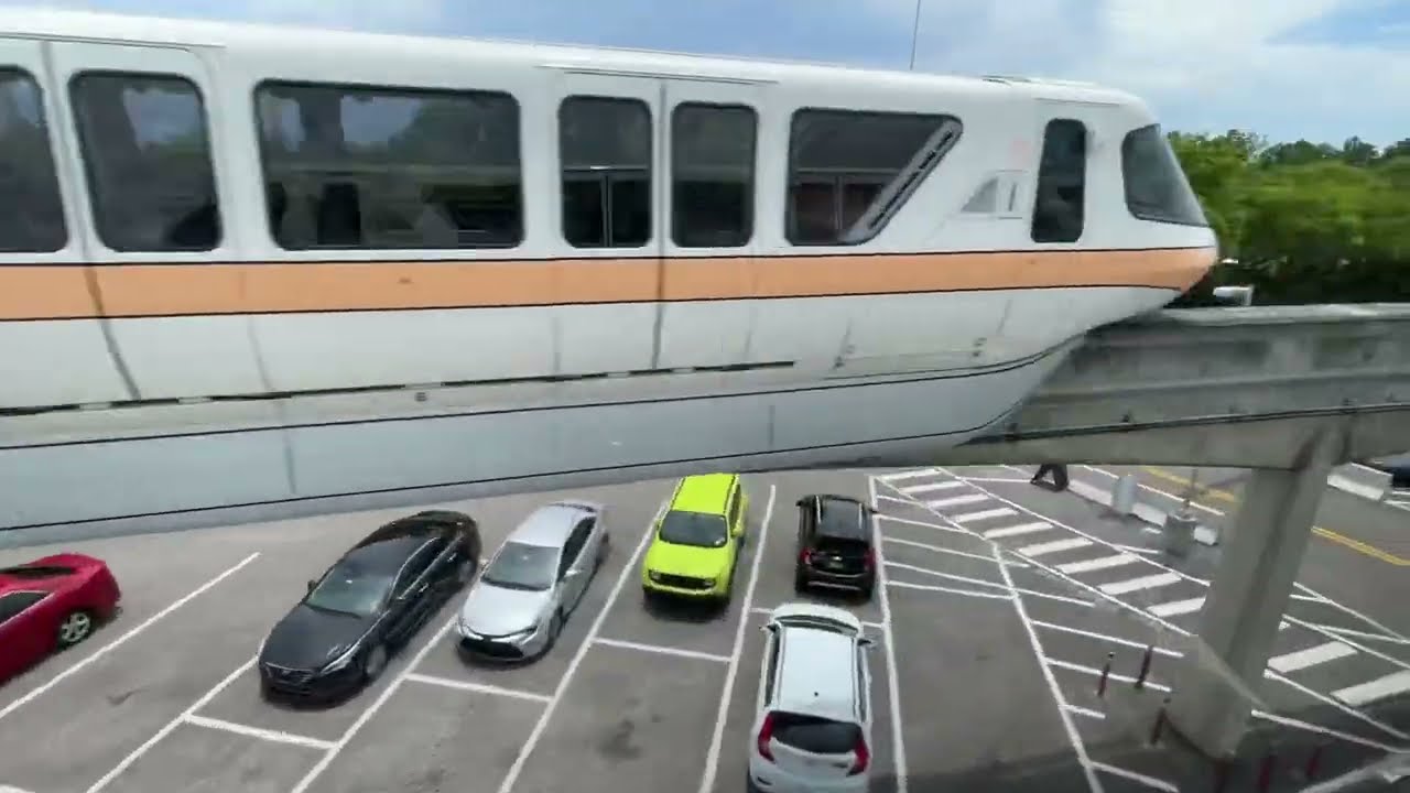 Walt Disney World Resort Monorail TTC To Magic Kingdom Full Ride HD POV June 2022 Orlando Florida