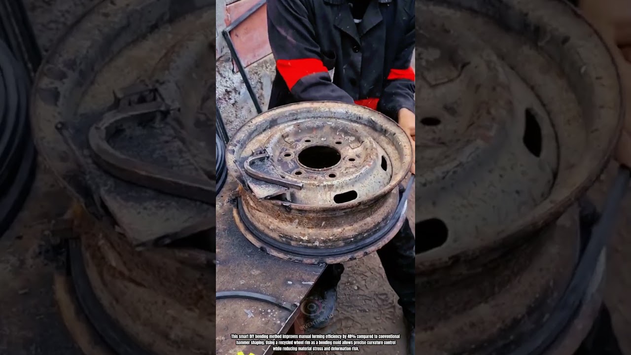 Sleduj Best Way to Bend Flat Steel Bar with Innovation DIY Tools for Perfect Circular Shape na YouTube Sleduj Best Way to Bend Flat Steel Bar with Innovation DIY Tools for Perfect Circular Shape na YouTube