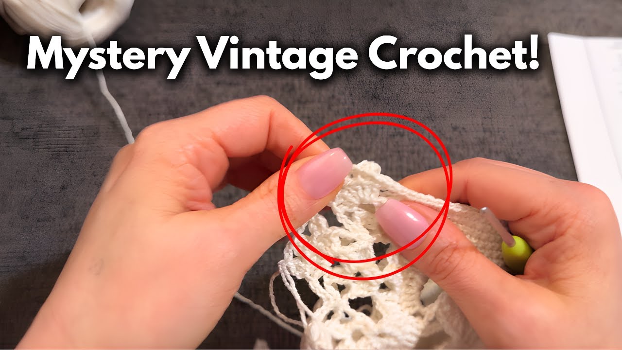 ニューギニアの文様 (1974年) (Antique pattern〈2〉) 1910s/1920s mystery Vintage Crochet Pattern YOU DONT WANT TO MISS