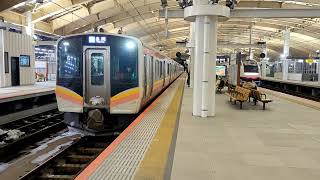 458M 信越本線 E129系0番台B6編成＋E129系100番台A11編成 普通 長岡行 新潟駅4番線 発車【北東パスの旅#128】