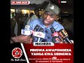 MSINGWA AVUTIWA NA KIWANGO CHA YANGA BAADA YA KUTWAA UBINGWA NA KUWAPA PONGEZI MSINGWA AVUTIWA NA KIWANGO CHA YANGA BAADA YA KUTWAA UBINGWA NA KUWAPA PONGEZI