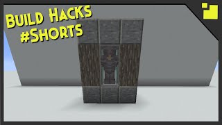 Minecraft Build Hacks - Armour Display Case!! #Shorts
