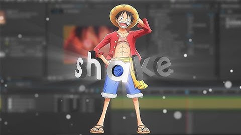 graph shake after effect AMV tutorial